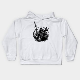 horseman apocalypse Kids Hoodie